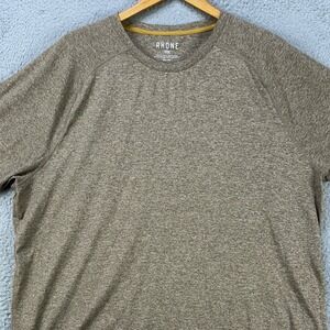 Rhone T-Shirt‎ Tee Mens 2XL Tan Crewneck Short Sleeve Athletic Workout Exercise